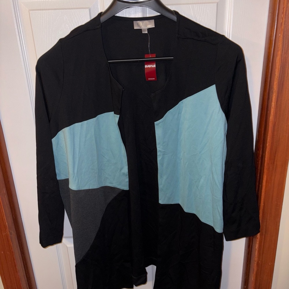 VIP Black and Teal Women's Blazer